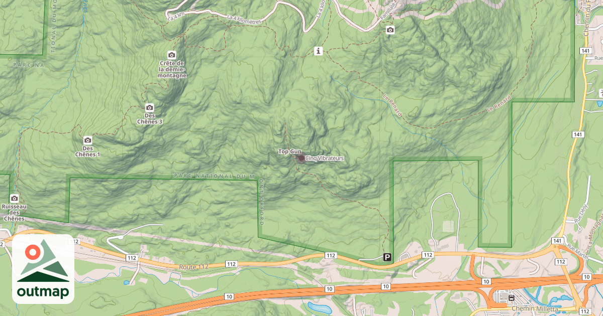 Map of Cinq Vibrateurs