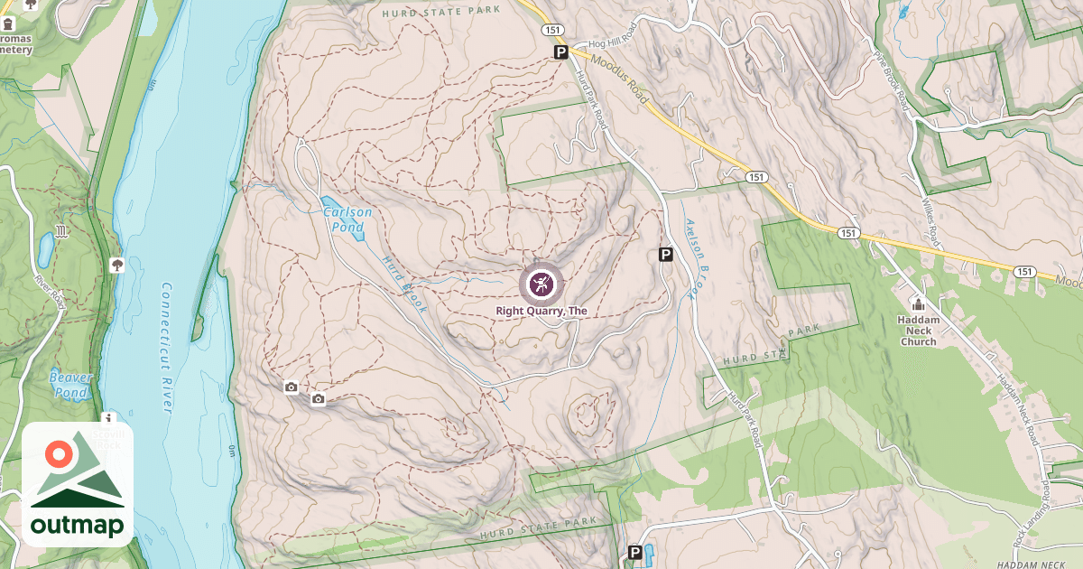 Map of Right Quarry, The