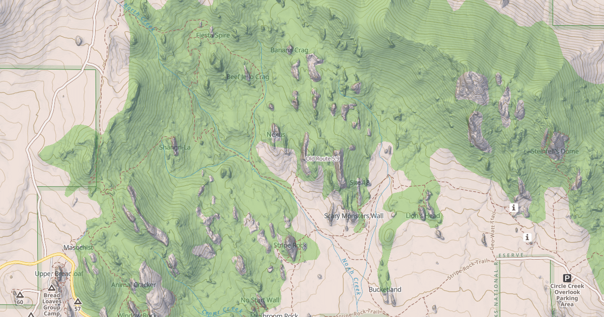 Map preview of Old Route