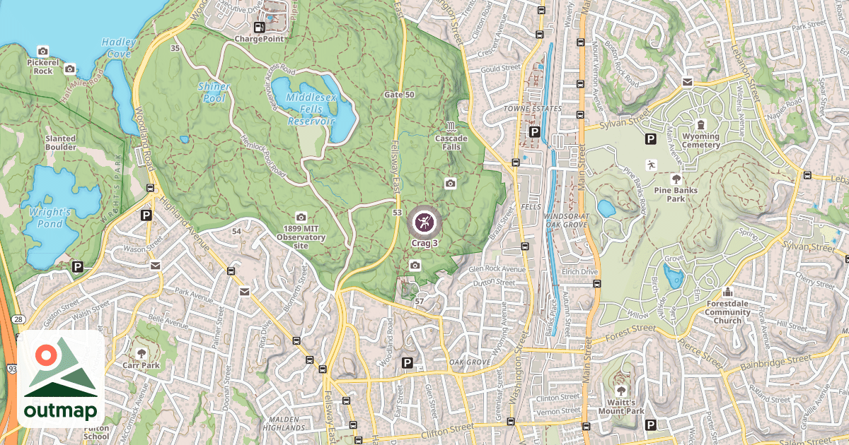 Map of Crag 3