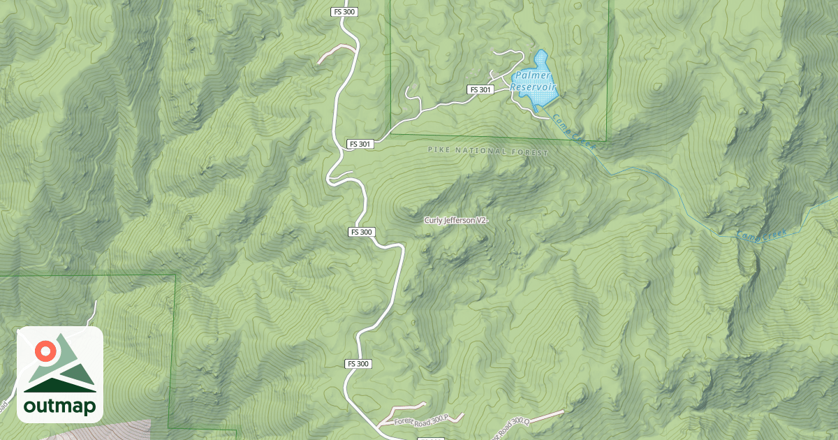Map of Curly Jefferson