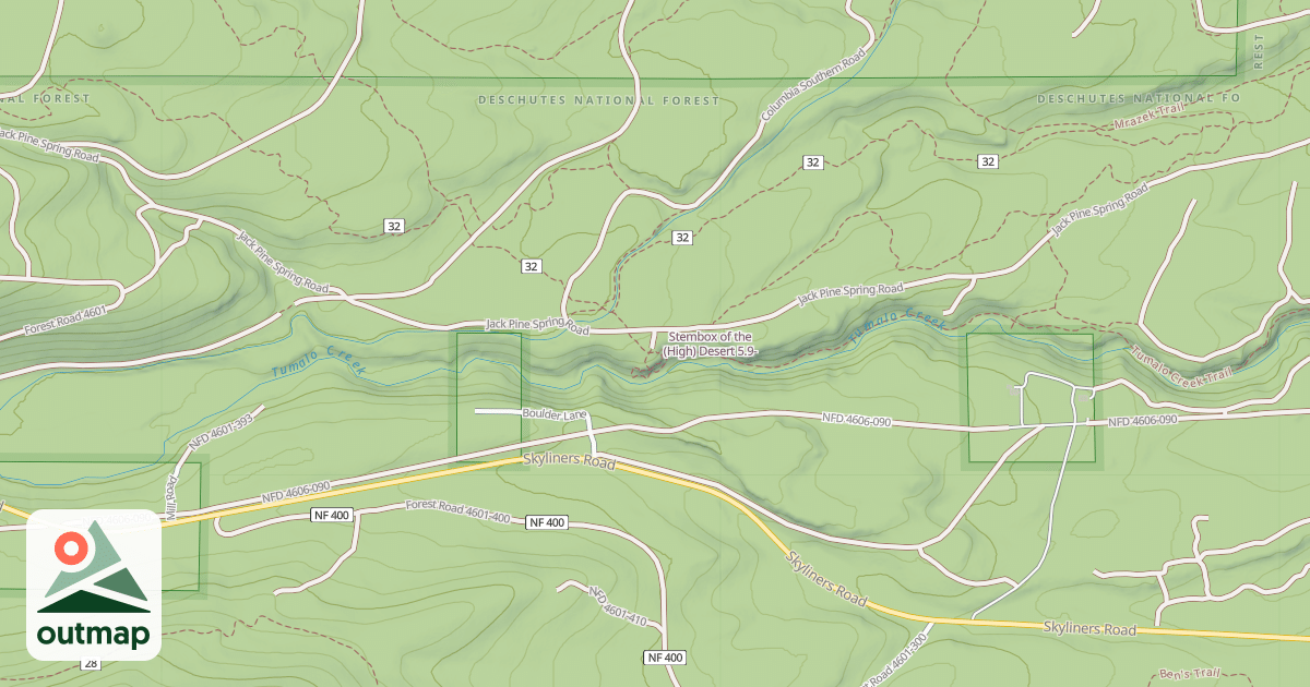 Map of Stembox of the (High) Desert