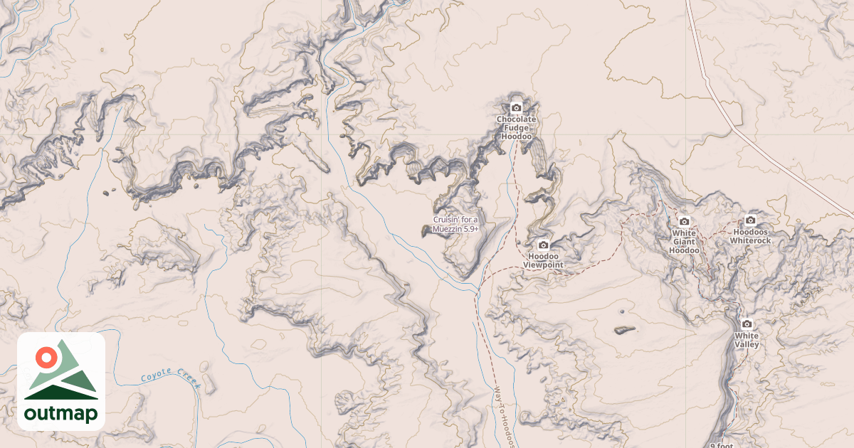 Map of Cruisin' for a Muezzin