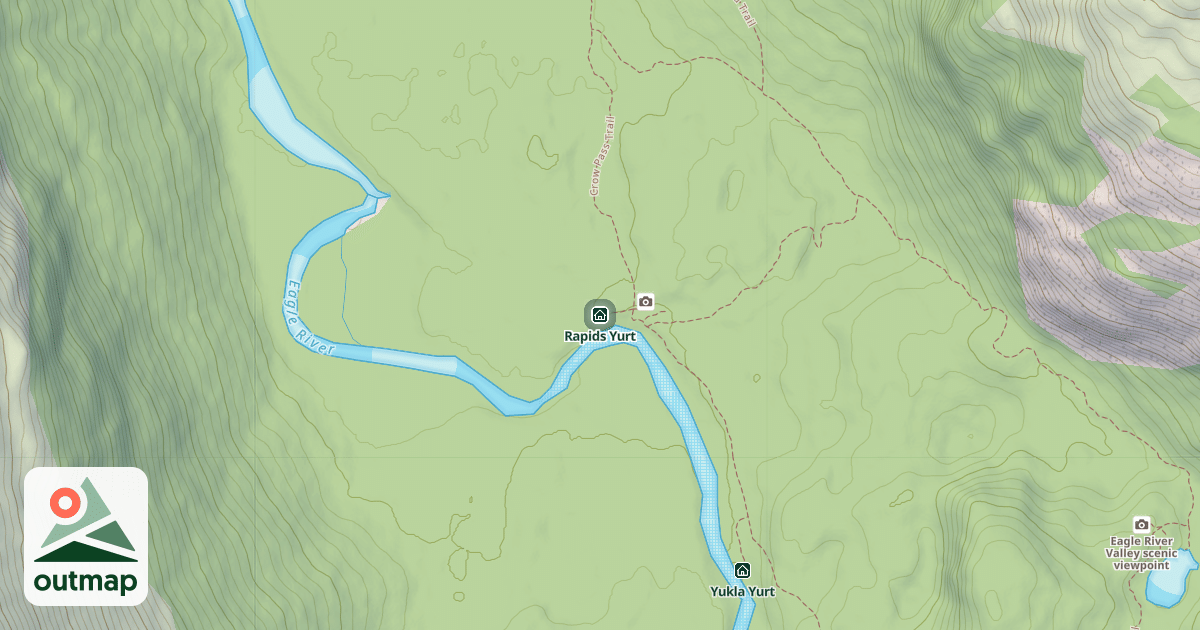 Map of Rapids Yurt