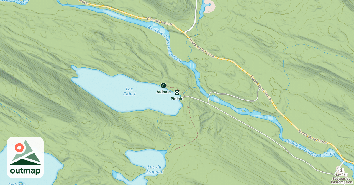 Map of Pinède