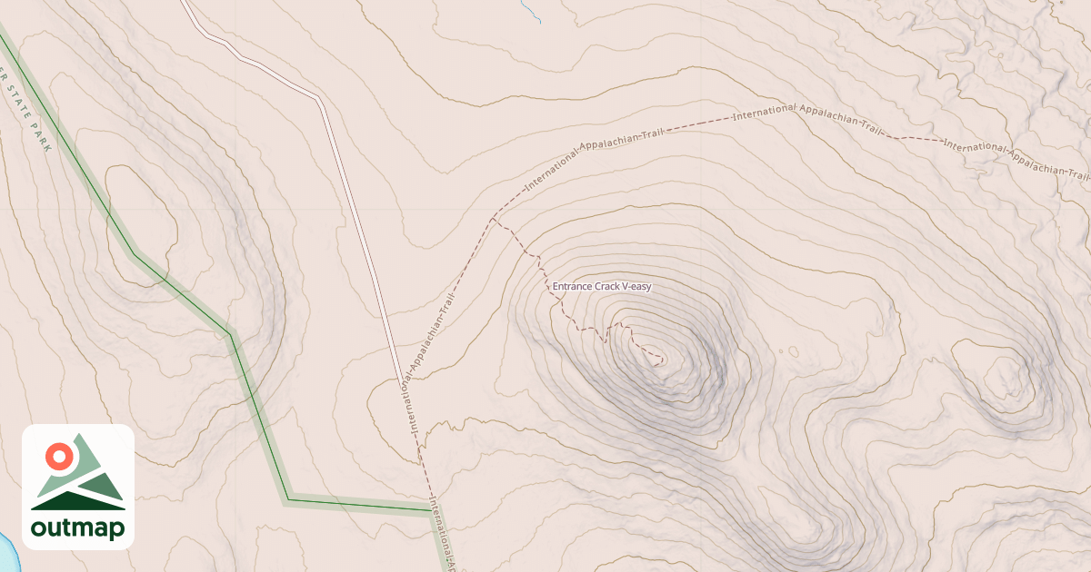 Map of Entrance Crack