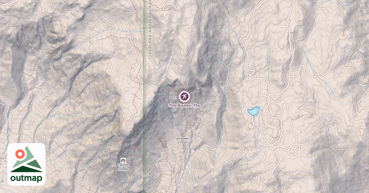 Map of Title Boulder, The