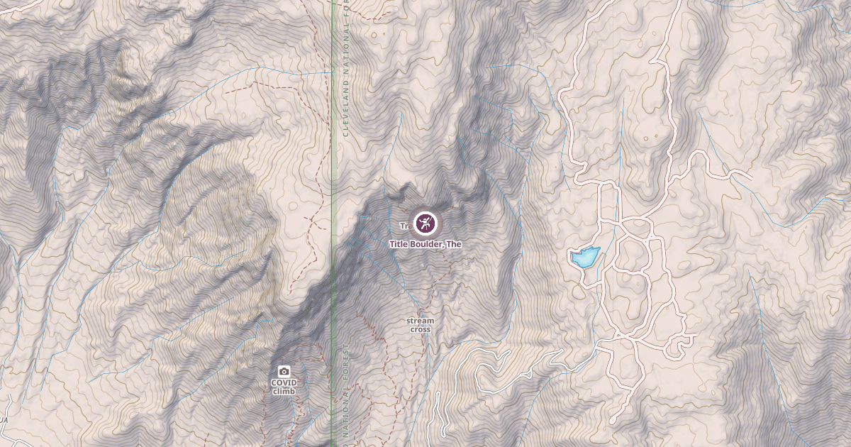 Map preview of Title Boulder, The