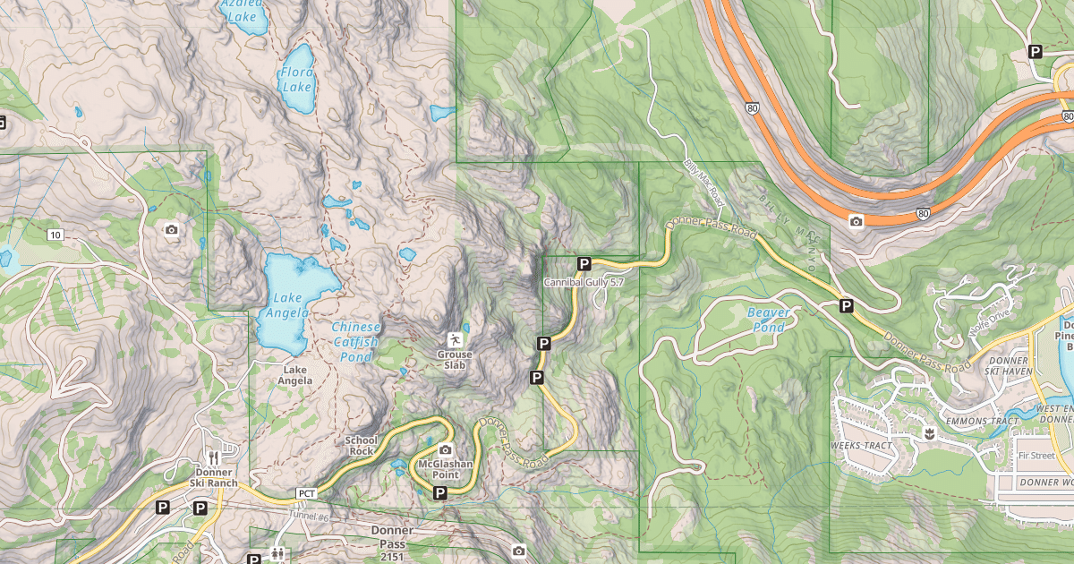 Map preview of Cannibal Gully