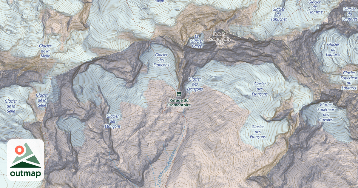 Map of Refuge du Promontoire