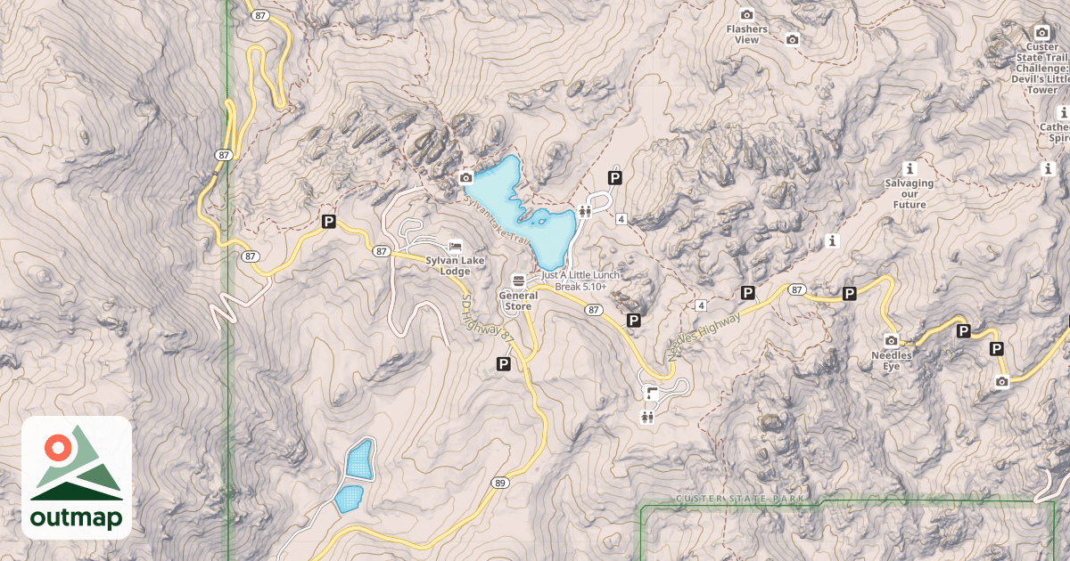 Map of Just A Little Lunch Break