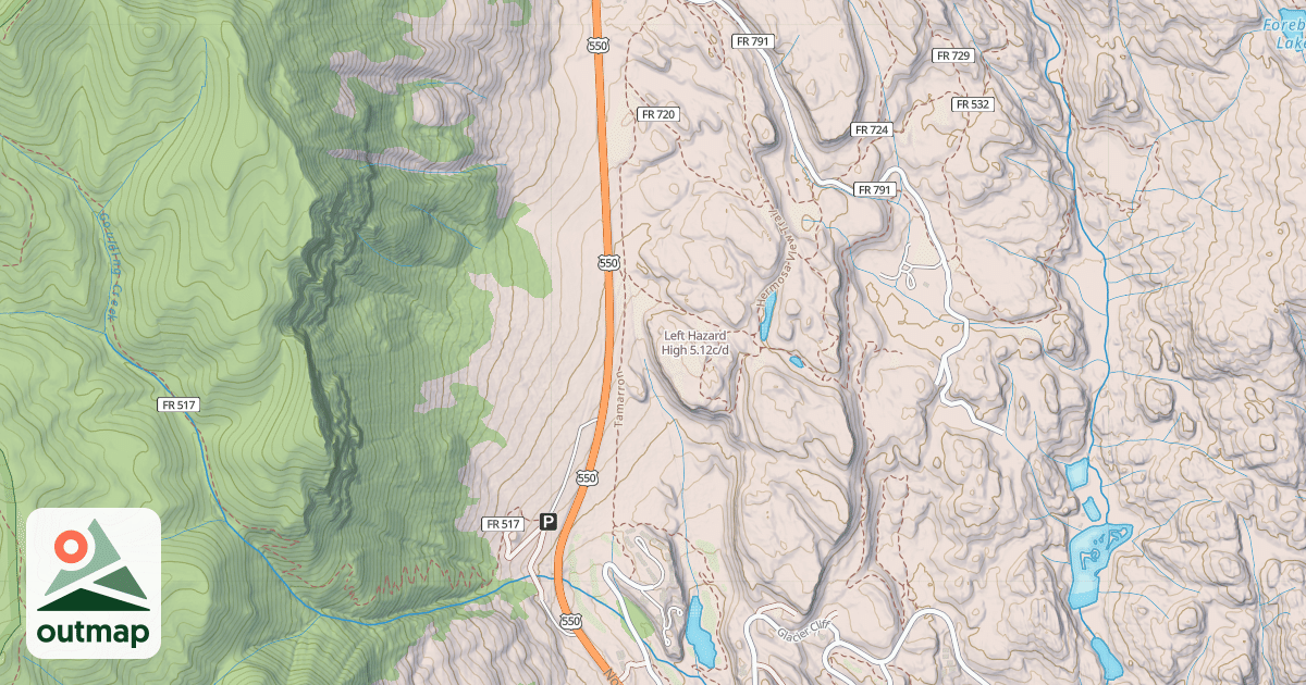 Map of Left Hazard High