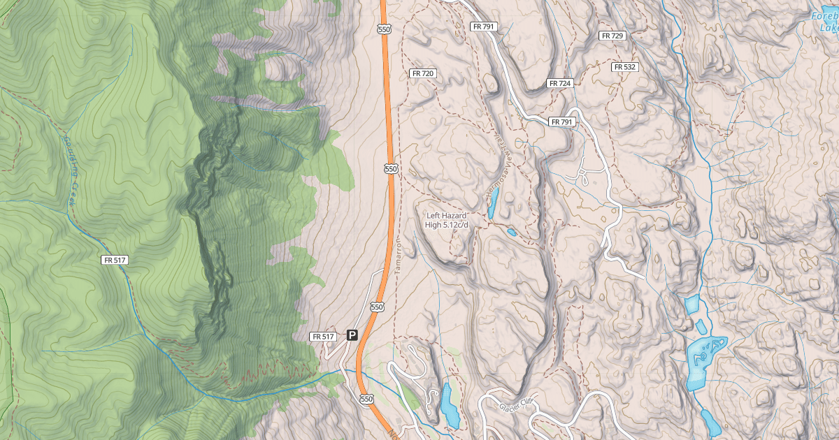 Map preview of Left Hazard High