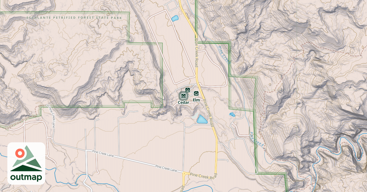 Map of Cedar