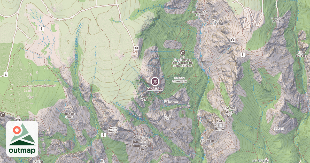 Map of Madeleine