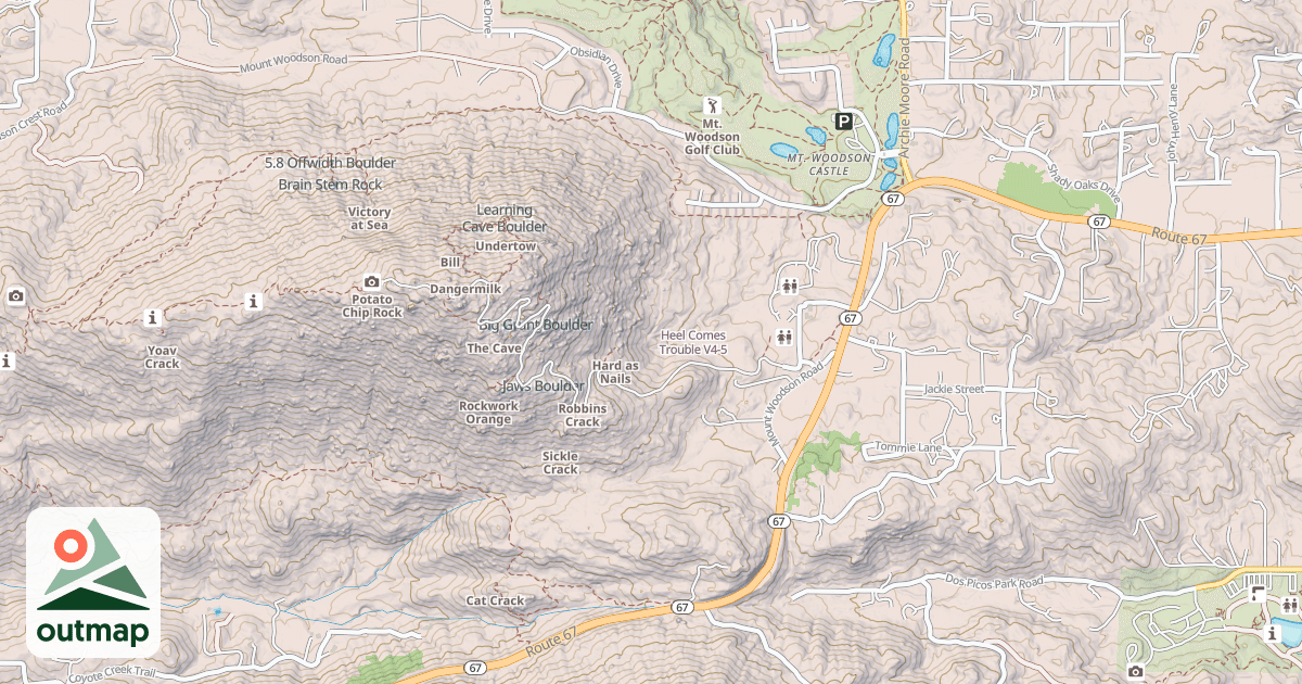 Map of Heel Comes Trouble