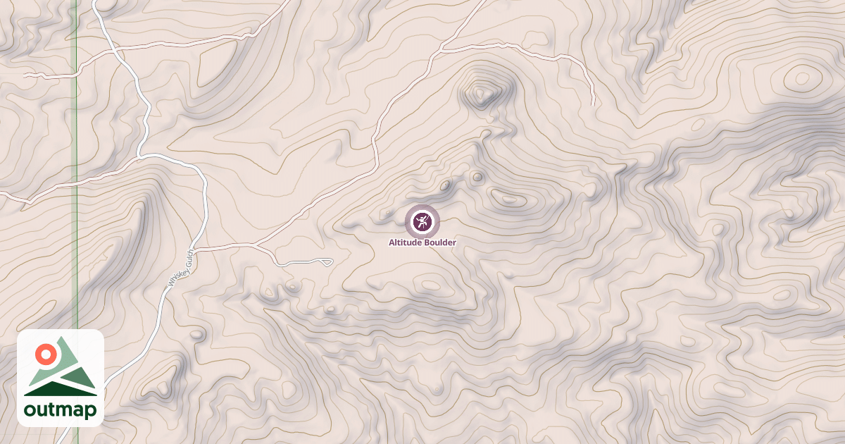 Map of Altitude Boulder