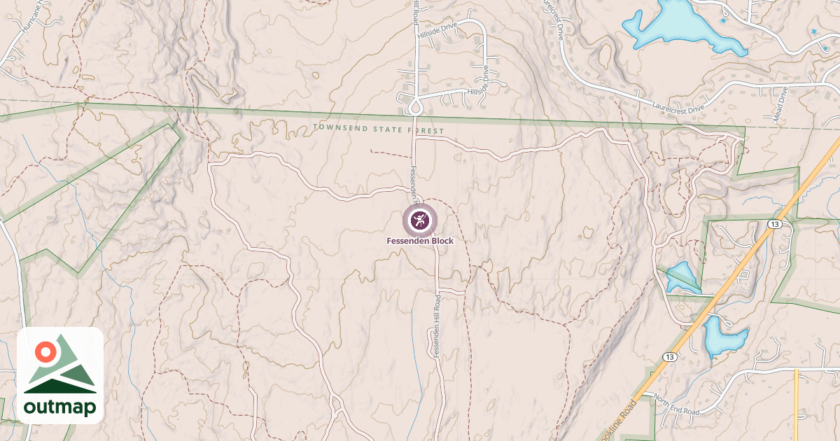 Map of Fessenden Block