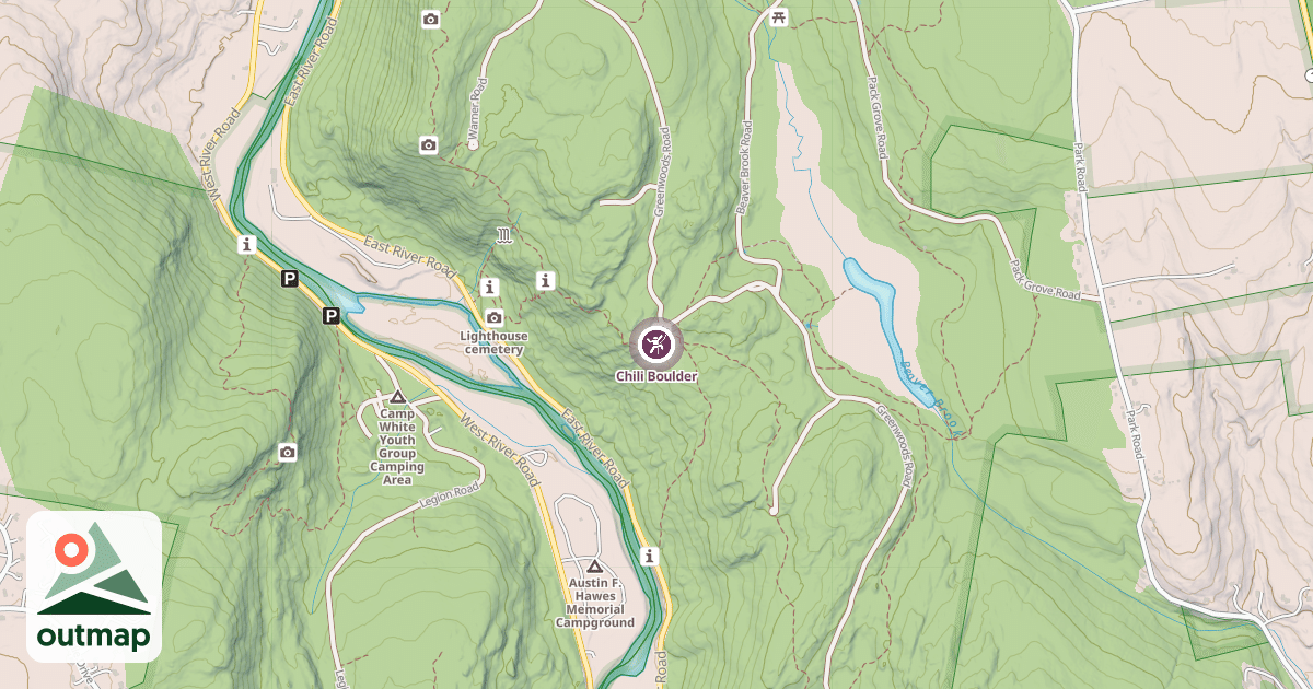 Map of Chili Boulder