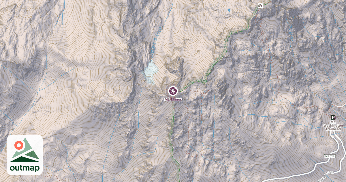 Map of Mt. Ellinor