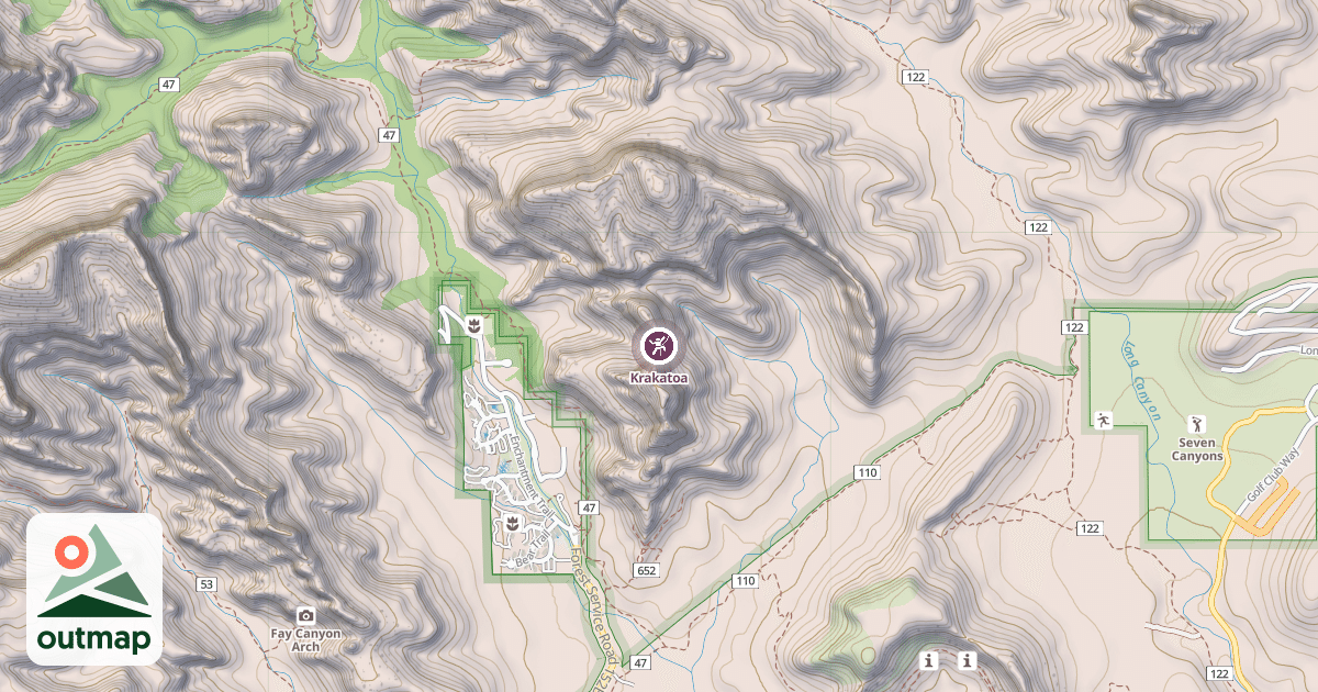 Map of Krakatoa