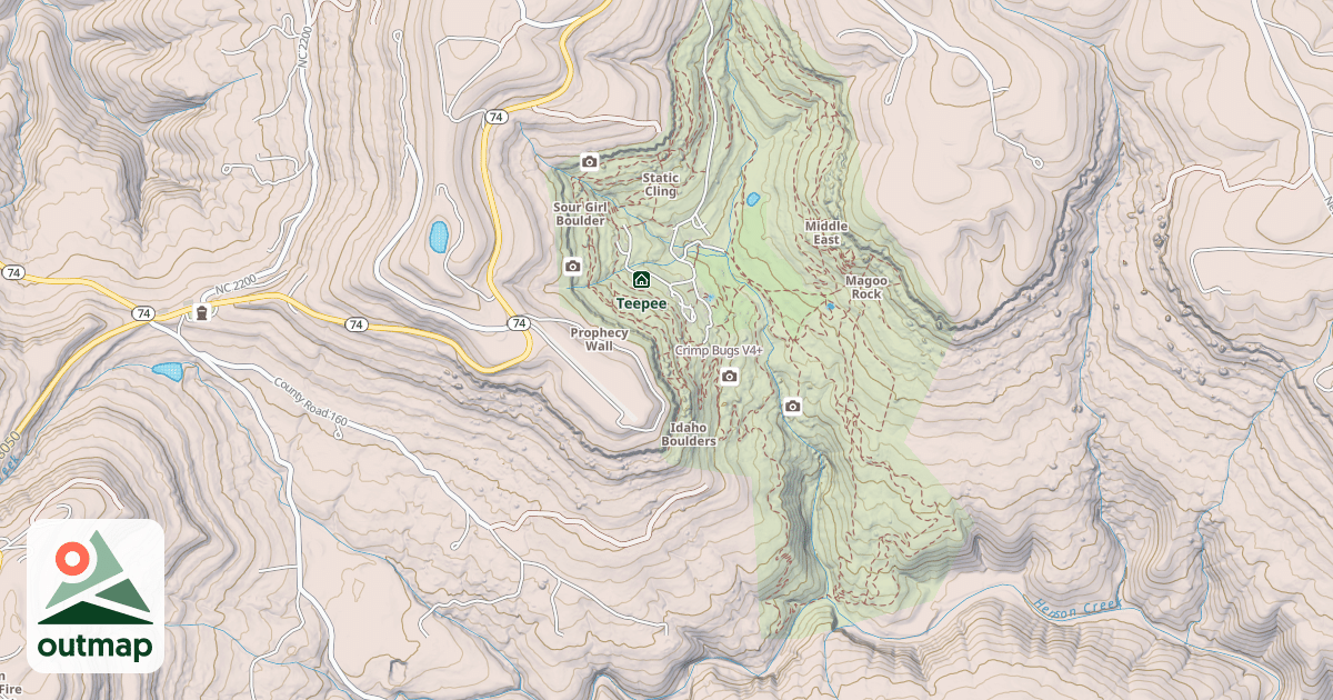 Map of Crimp Bugs
