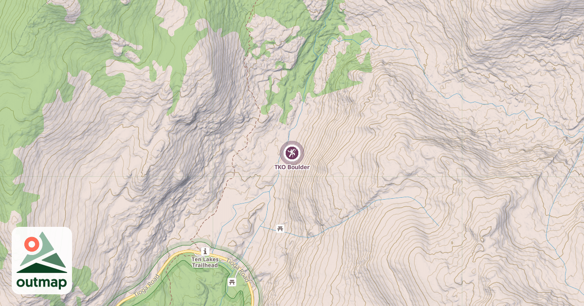 Map of TKO Boulder