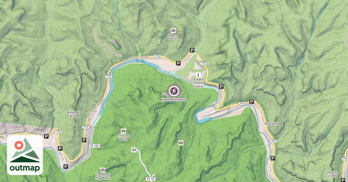 Map of Jewel Pinnacle