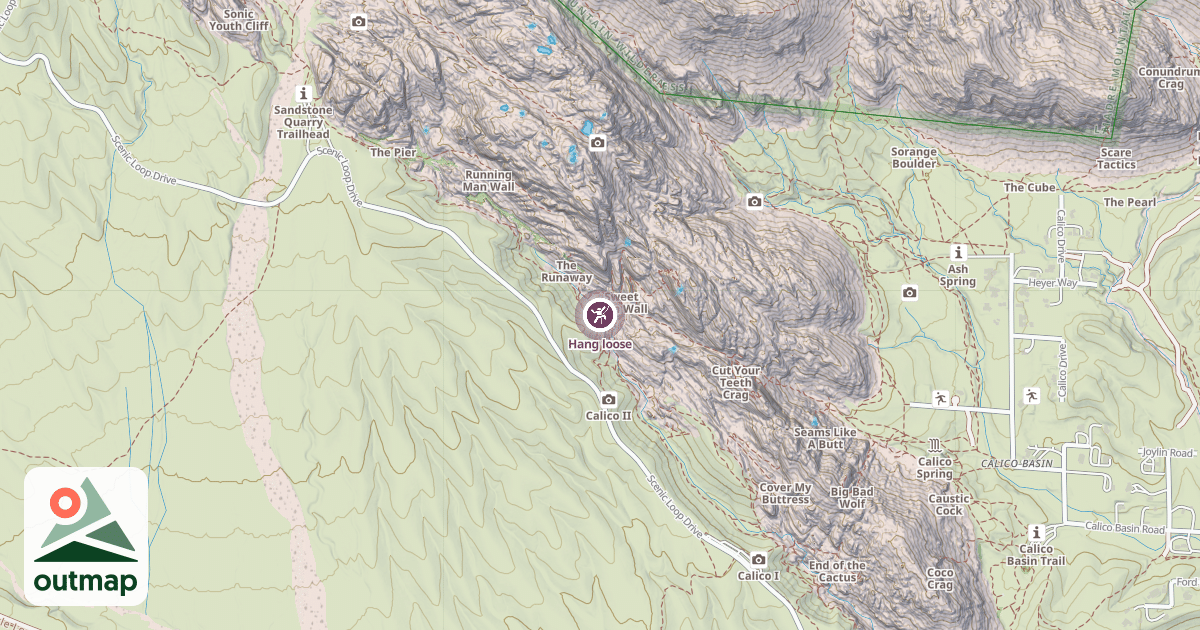 Map of Hang loose