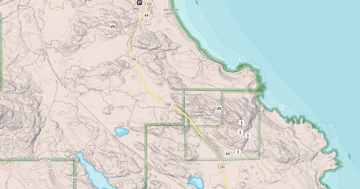Map preview of With a paddle