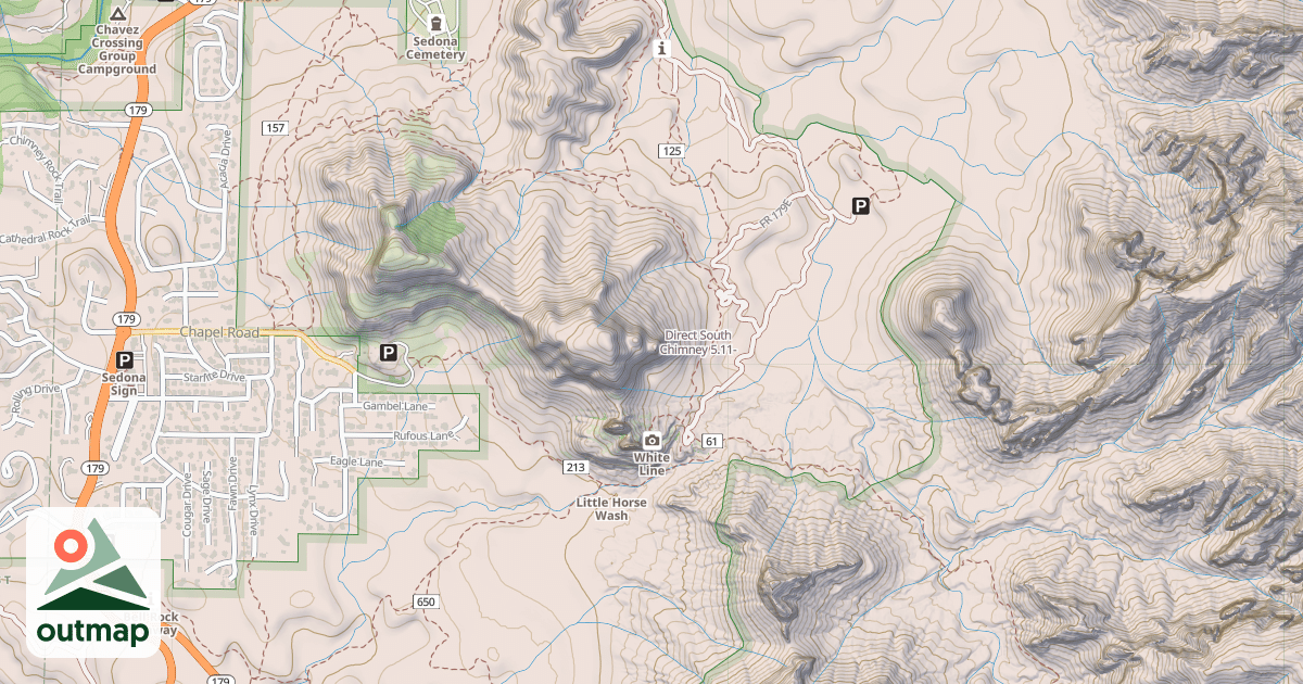 Map of Direct South Chimney