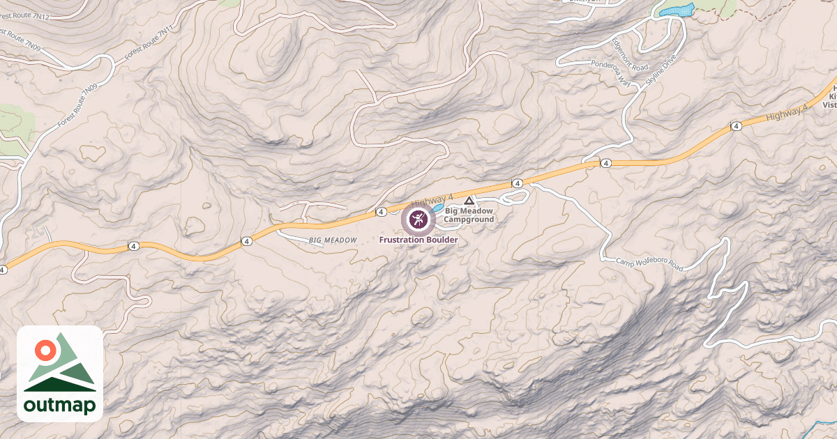 Map of Frustration Boulder