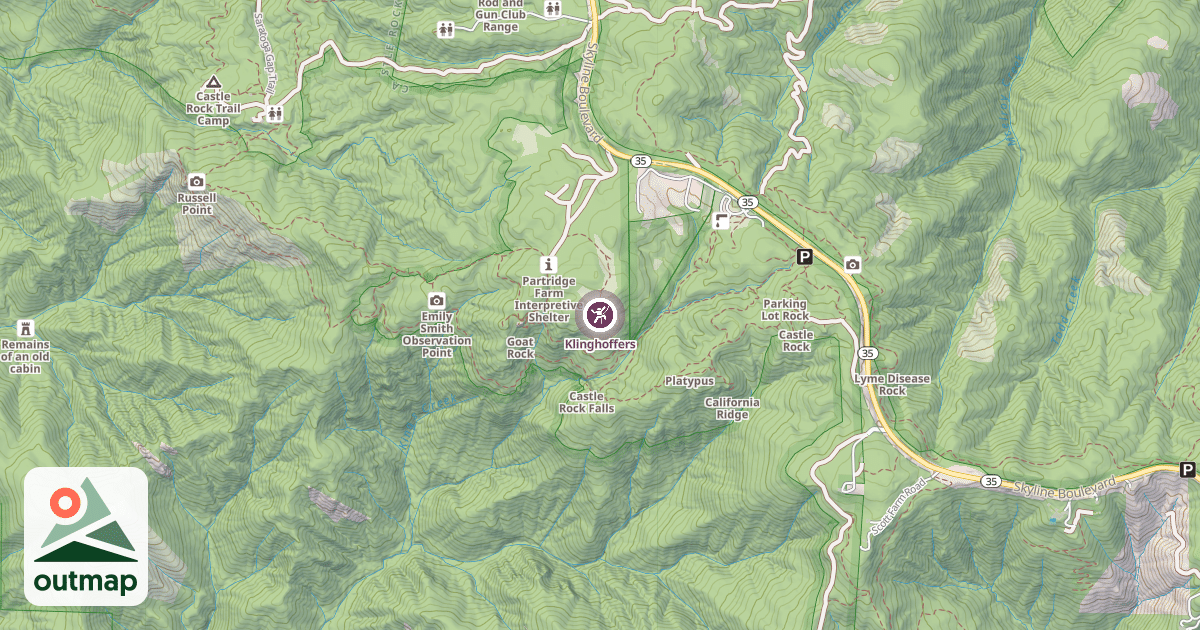 Map of Klinghoffers