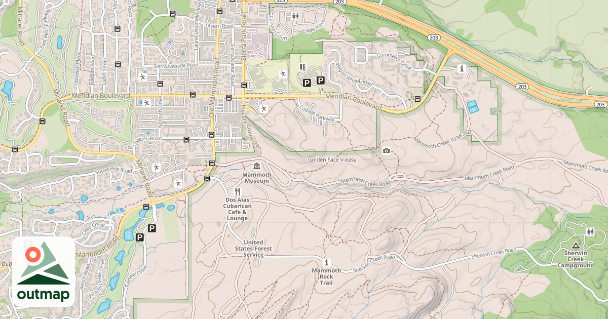 Map of Golden Face
