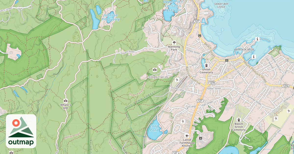 Map of Freight Train