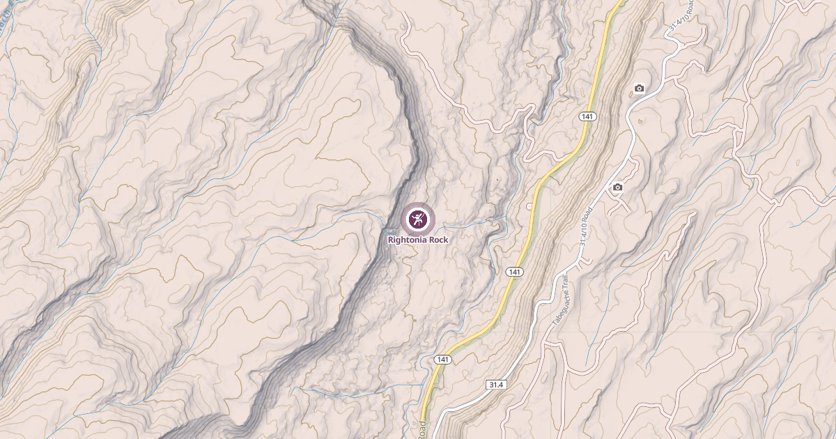 Map preview of Rightonia Rock