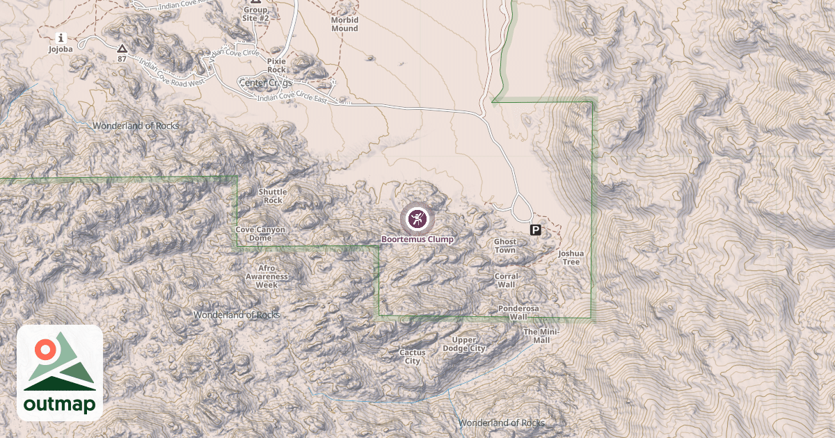 Map of Boortemus Clump