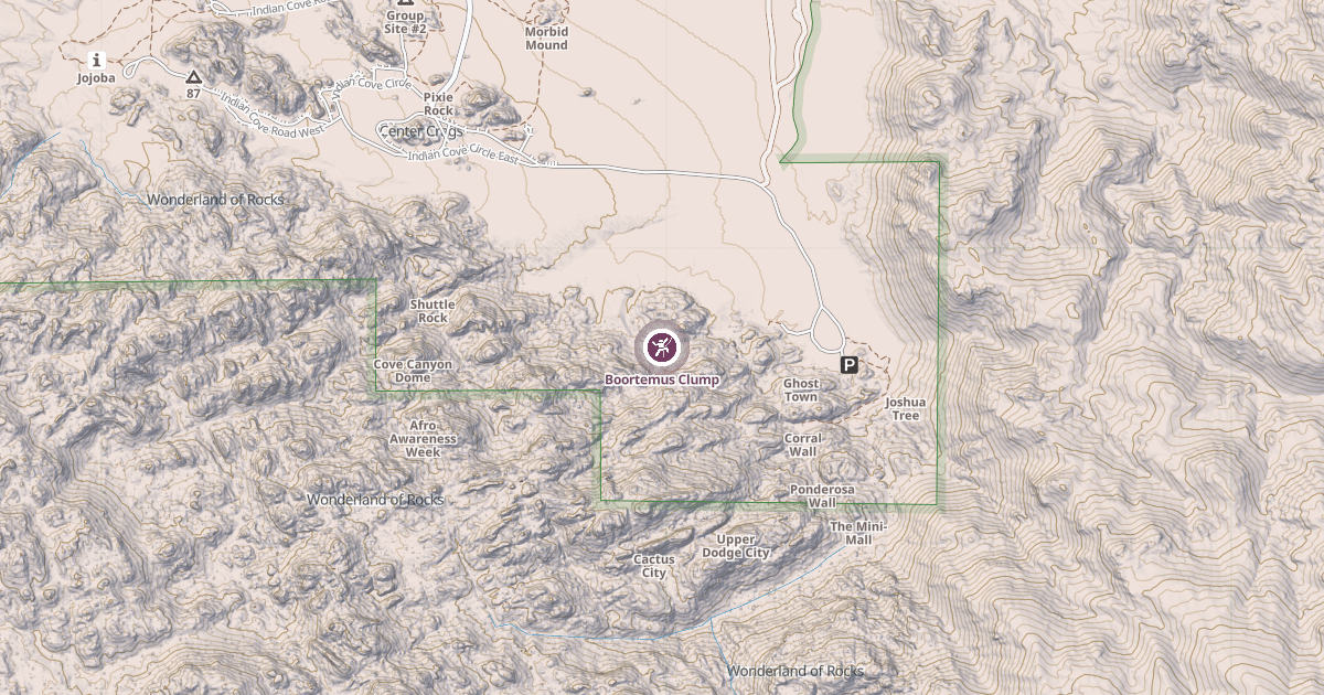 Map preview of Boortemus Clump