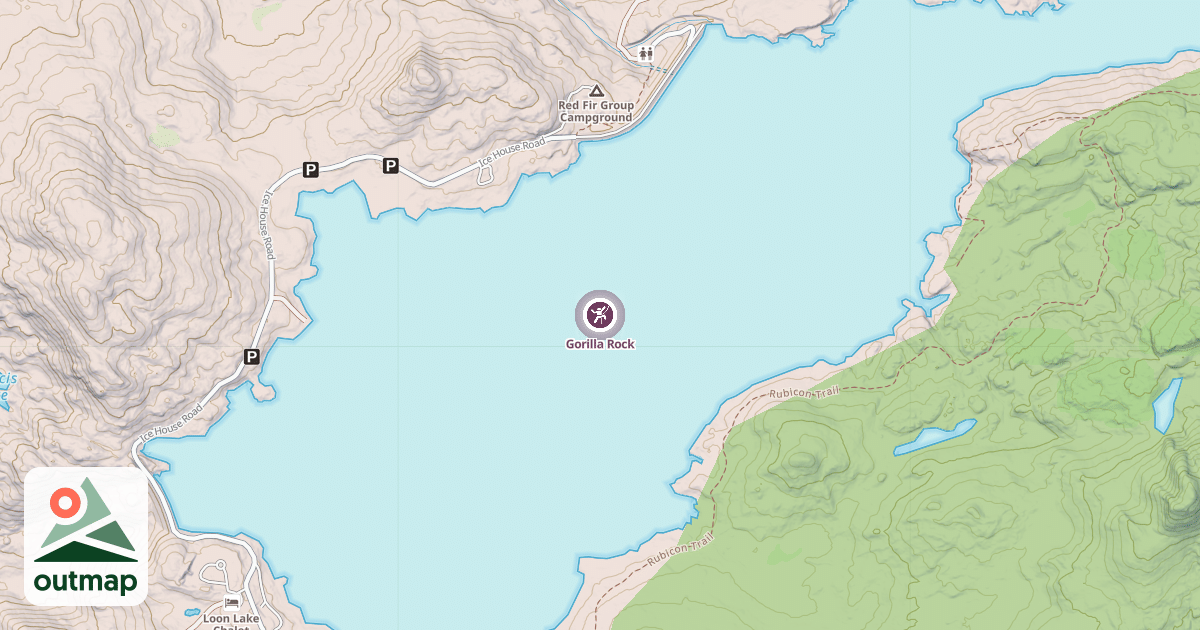 Map of Gorilla Rock