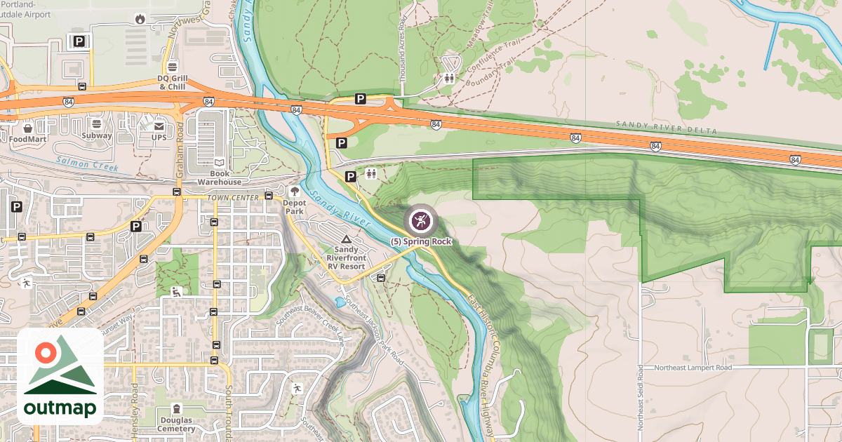 Map of (5) Spring Rock