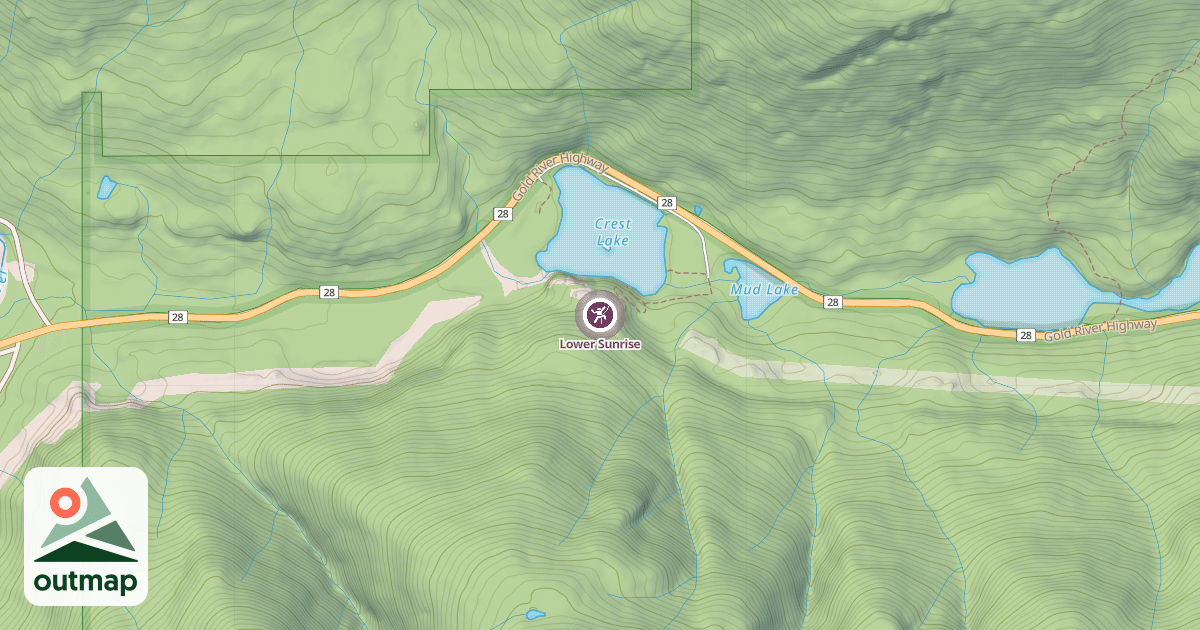 Map of Lower Sunrise