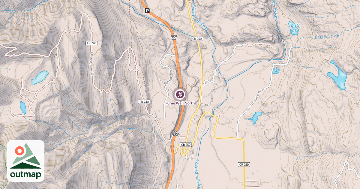Map of Fume Wall North