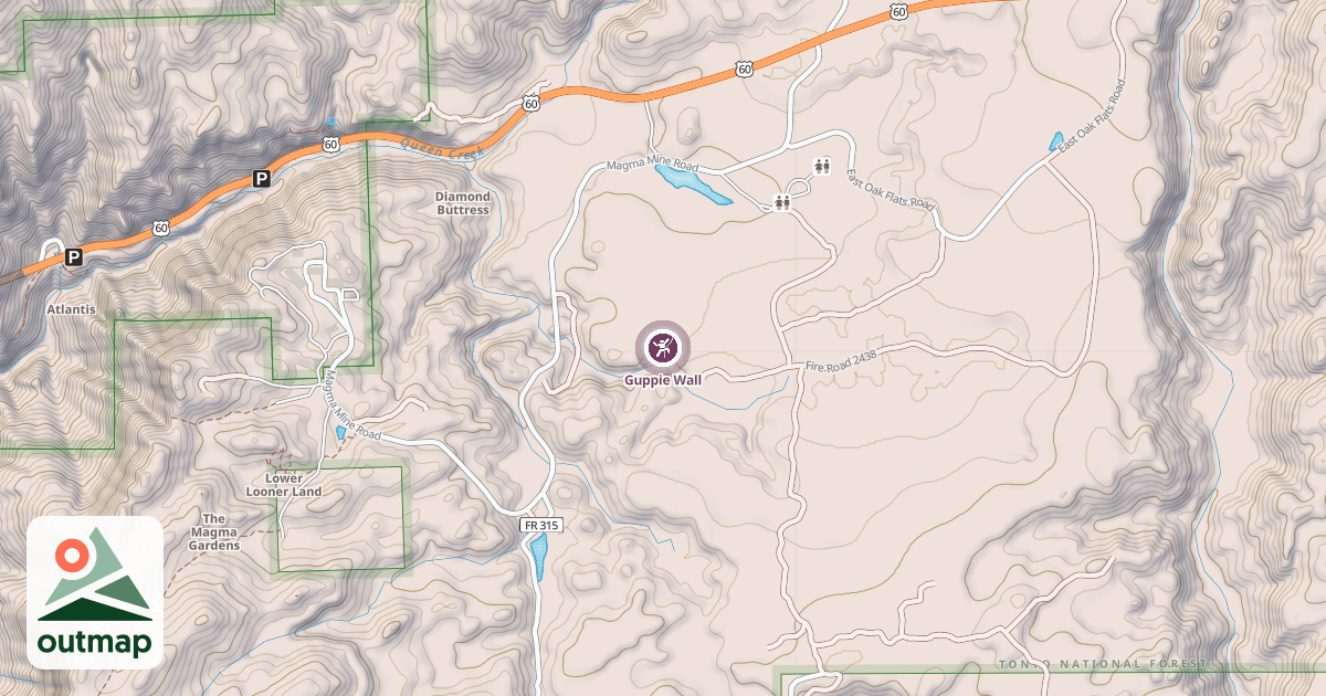 Map of Guppie Wall