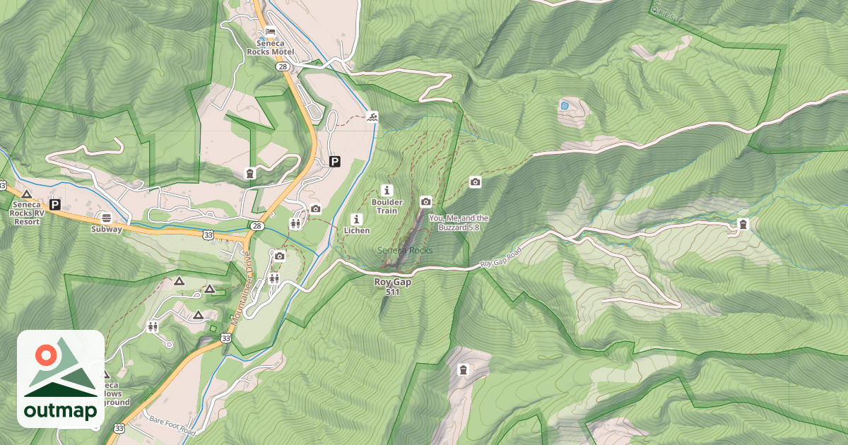 Map of You, Me, and the Buzzard