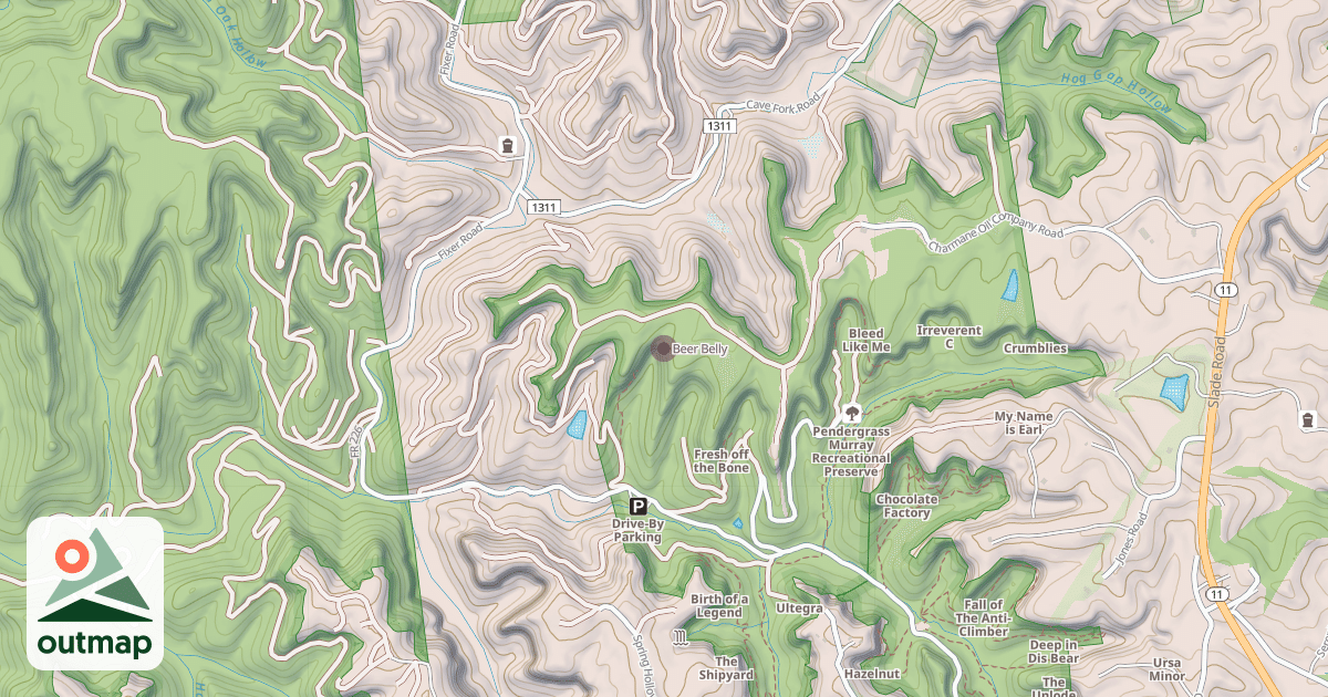 Map of Beer Belly