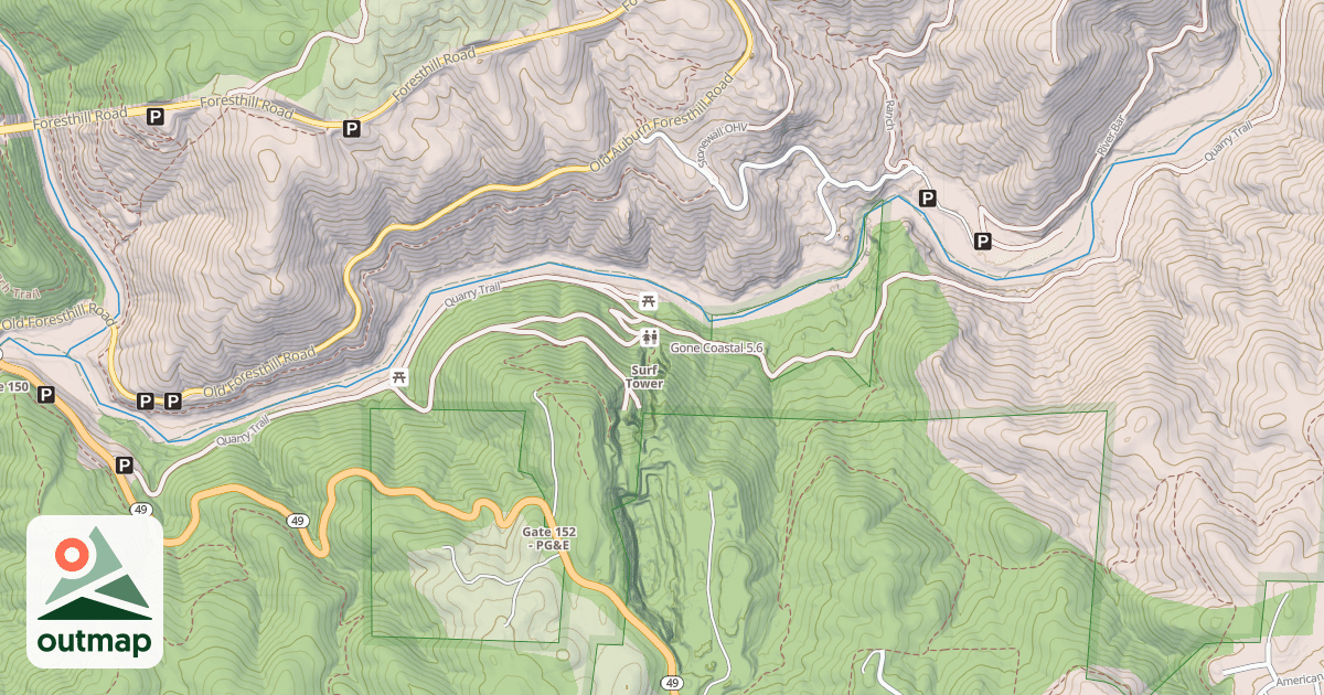 Map of Gone Coastal