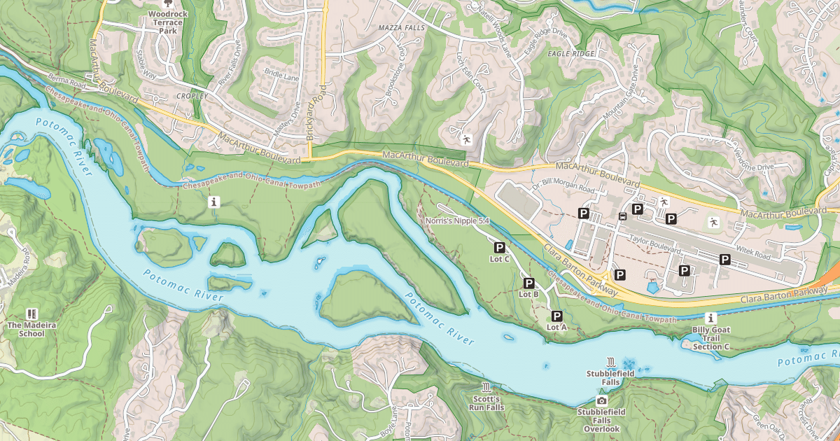 Map preview of Norris's Nipple