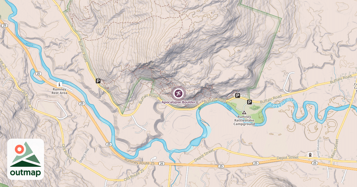 Map of Apocalypse Boulder