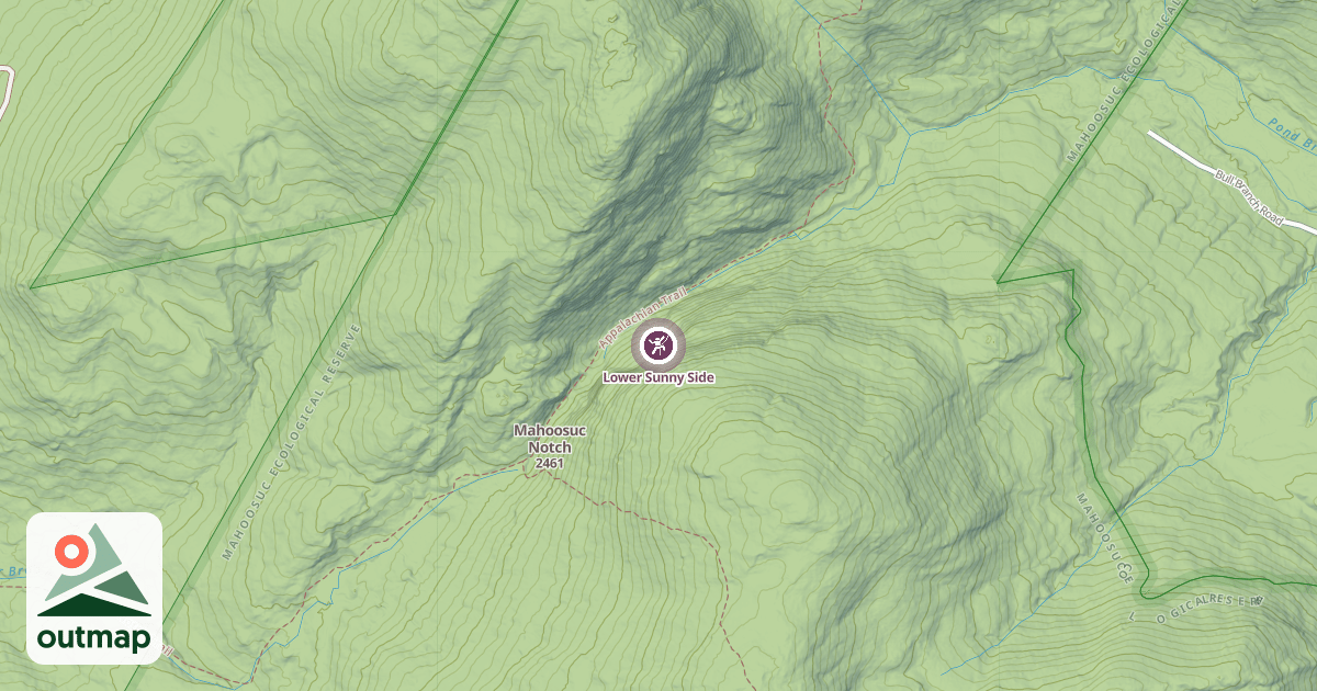 Map of Lower Sunny Side