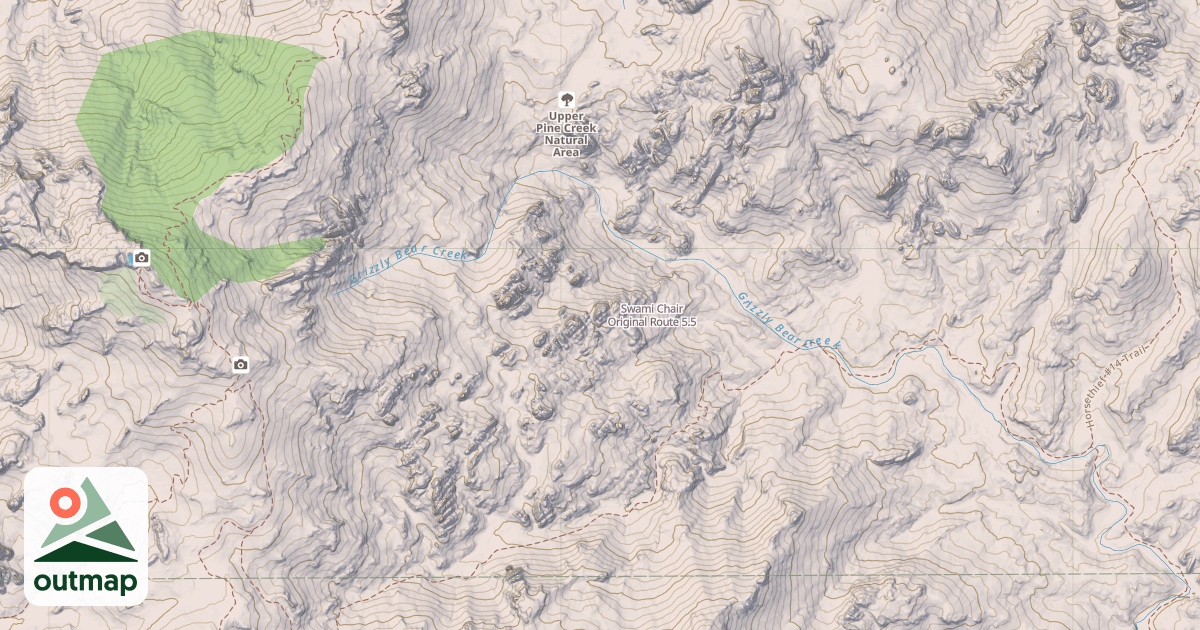 Map of Swami Chair Original Route